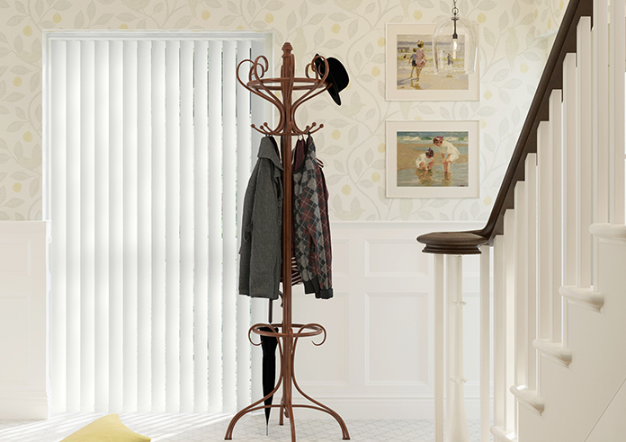 Palermo (Blackout), White - Vertical Blind - Image 3